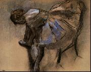 Edgar Degas Seated Dancer Tying her Slipper France oil painting reproduction